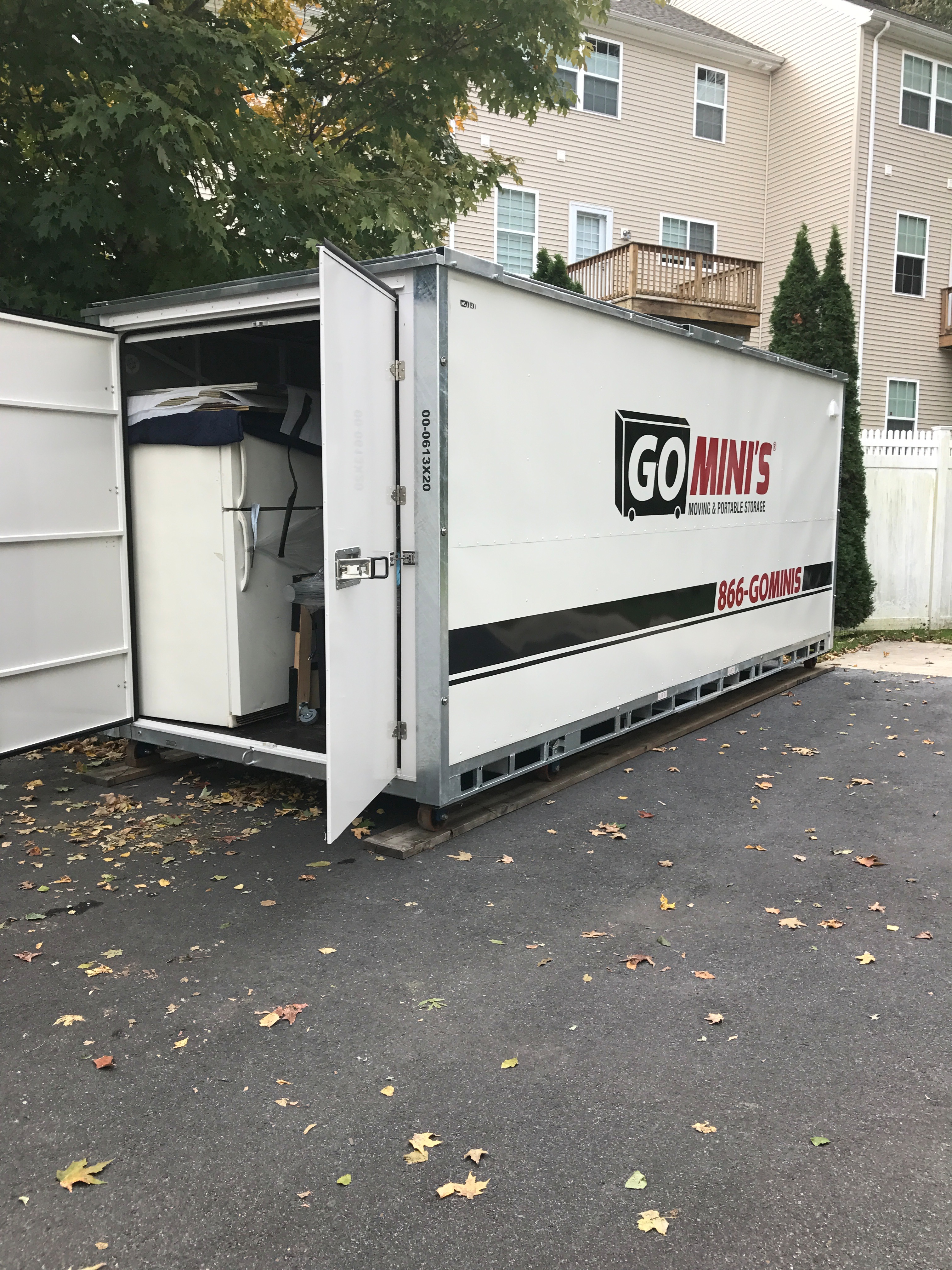 Go Mini's of Westchester portable storage unit being packed with belongings